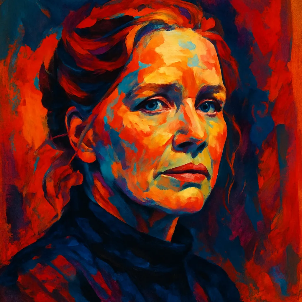 Artistic portrait of Liv Ullmann