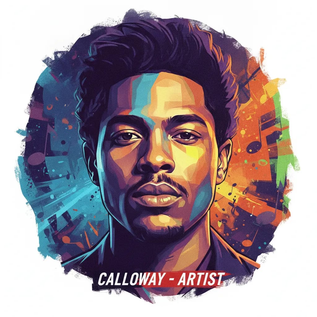 Artistic portrait of Jordan Calloway