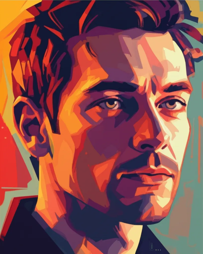 Artistic portrait of Tim Eddis