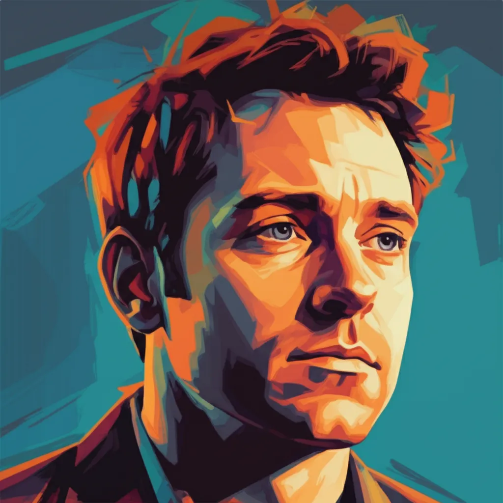 Artistic portrait of T.J. Miller