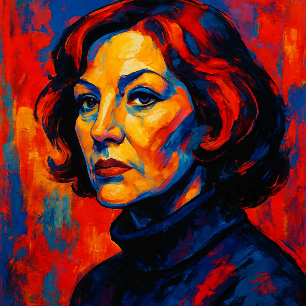 Artistic portrait of Catherine Schell