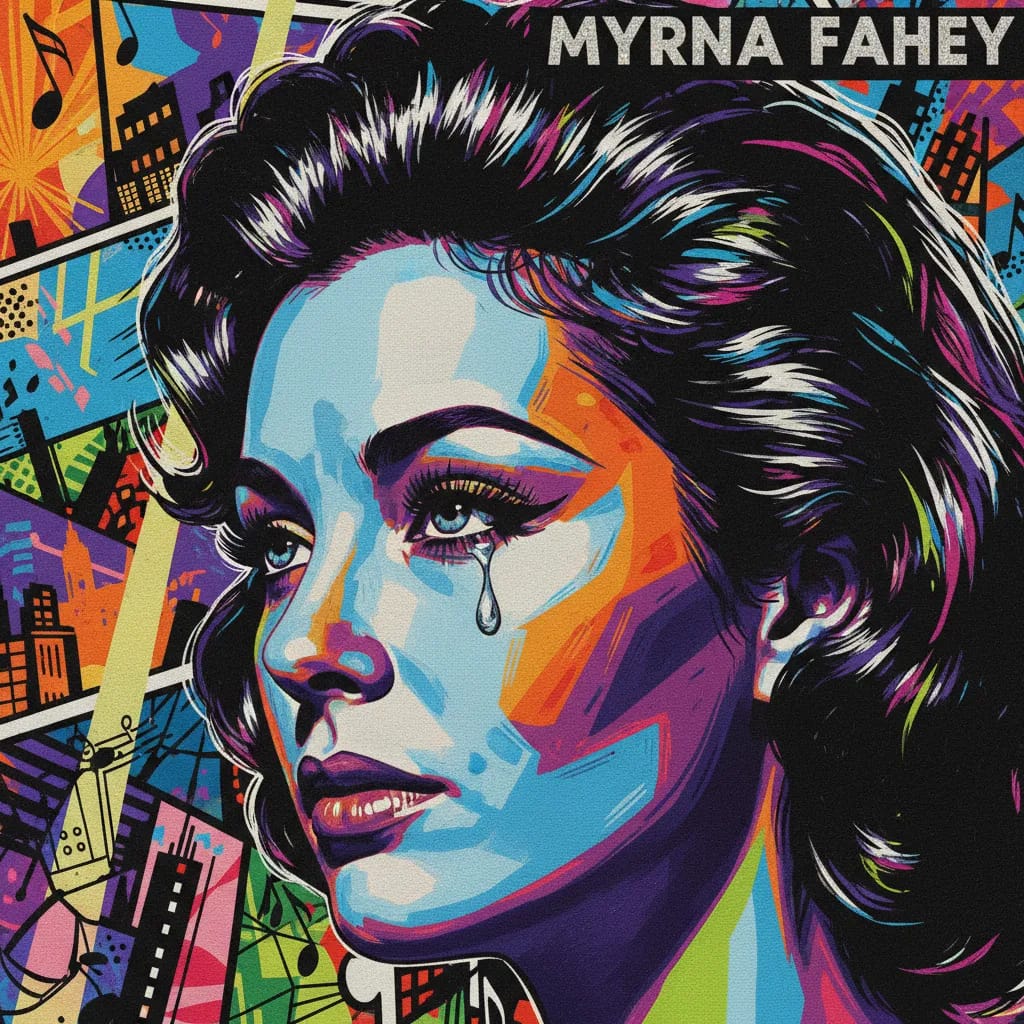 Artistic portrait of Myrna Fahey