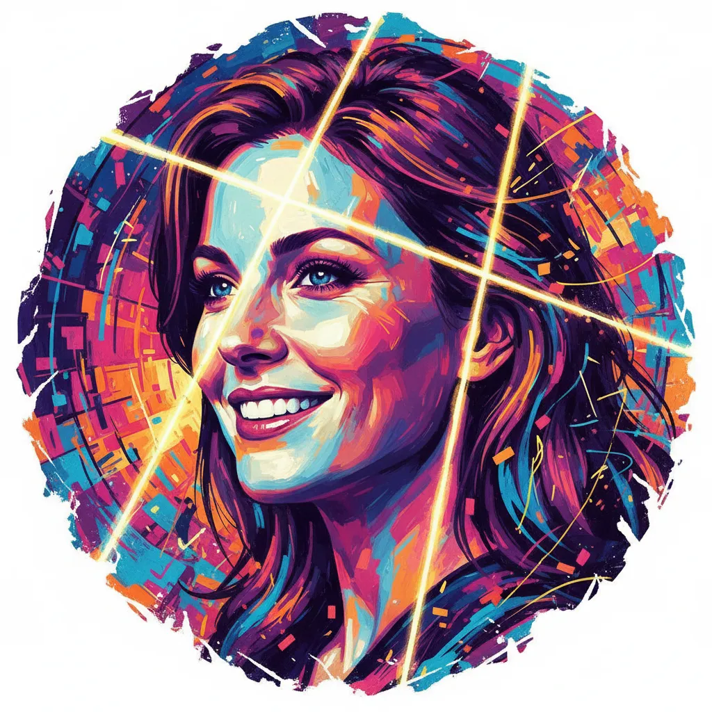 Artistic portrait of Christine Taylor