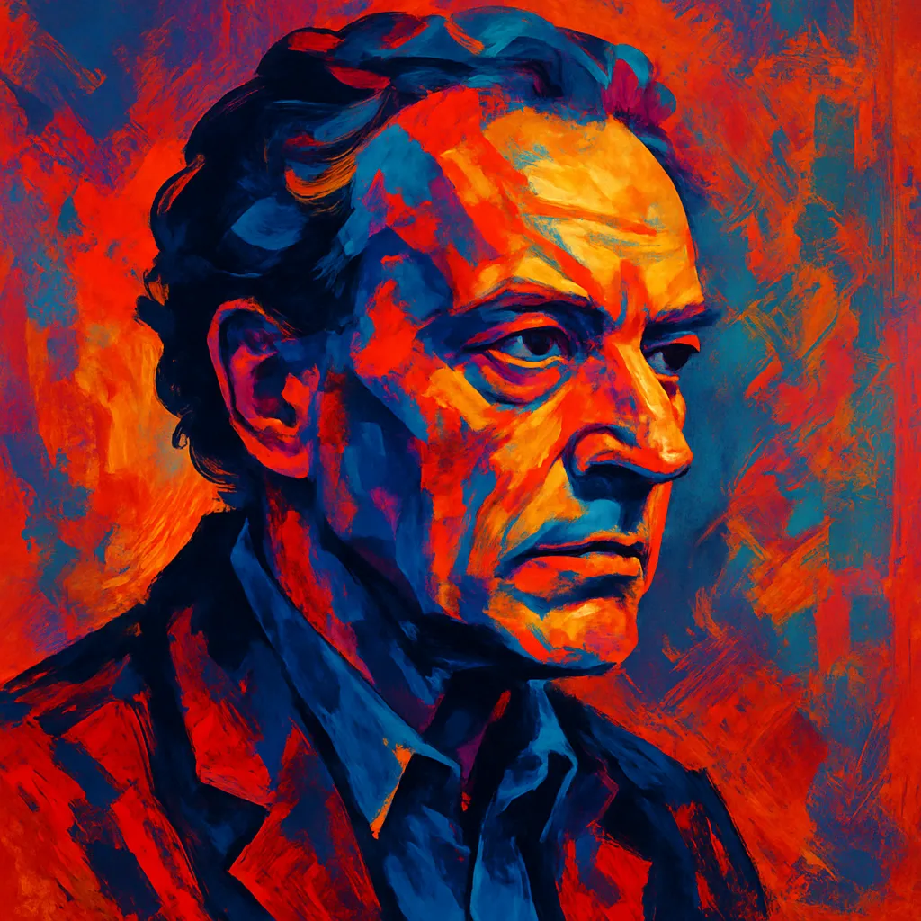 Artistic portrait of Wolfgang Reichmann