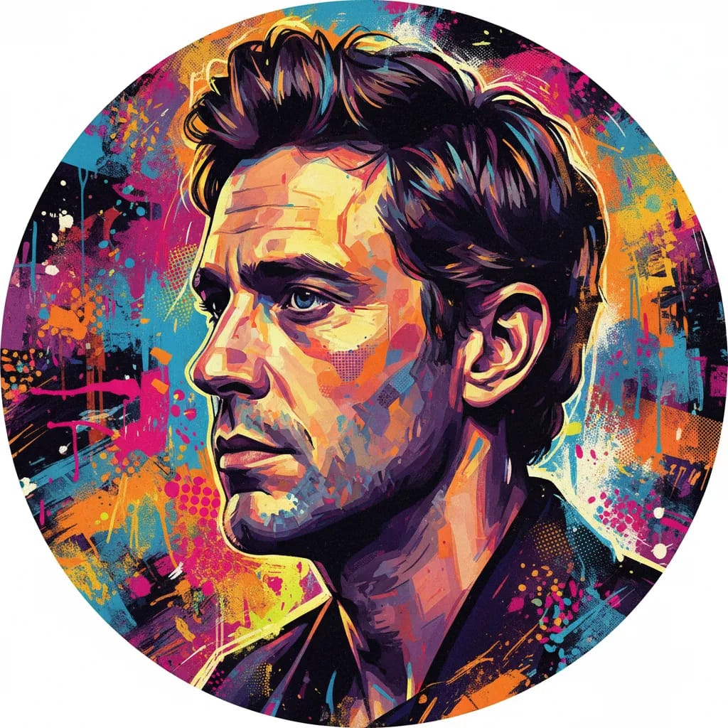 Artistic portrait of Marc James Roels