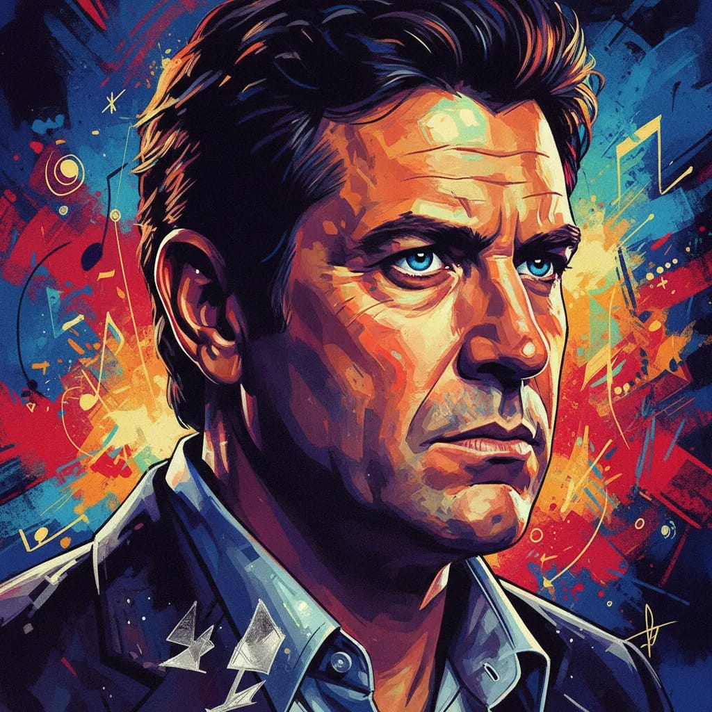 Artistic portrait of Charles Haid