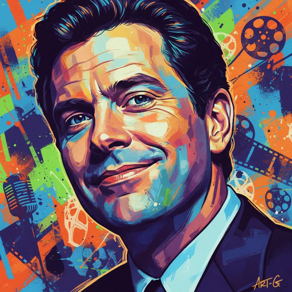 Artistic portrait of Steve Guttenberg