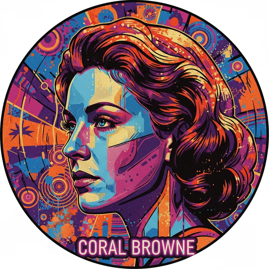 Artistic portrait of Coral Browne