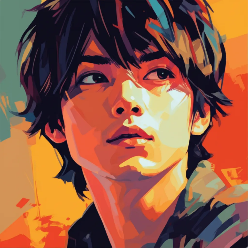 Artistic portrait of Ken'ichi Matsuyama