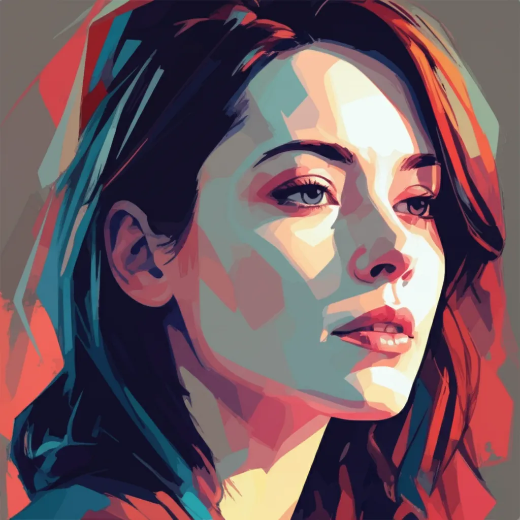 Artistic portrait of Leonor Watling