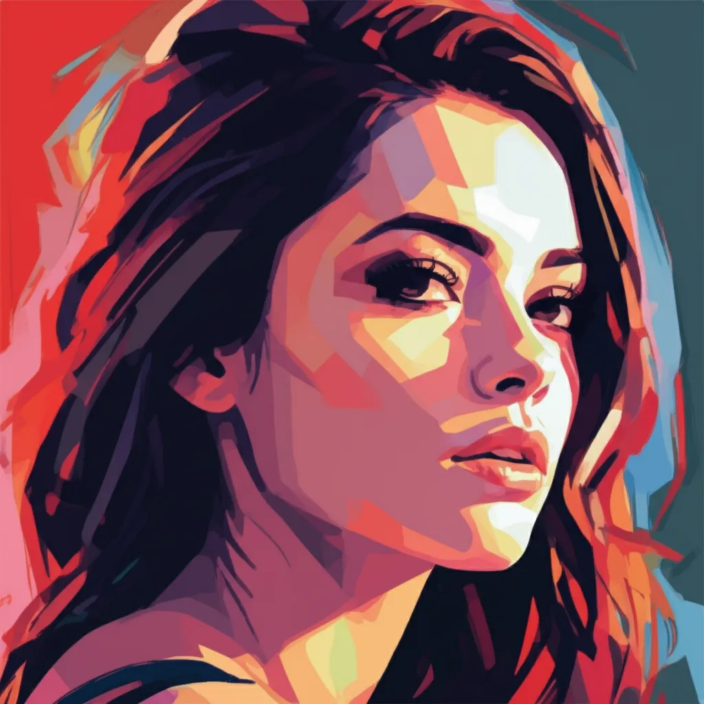 Artistic portrait of Kaya Scodelario