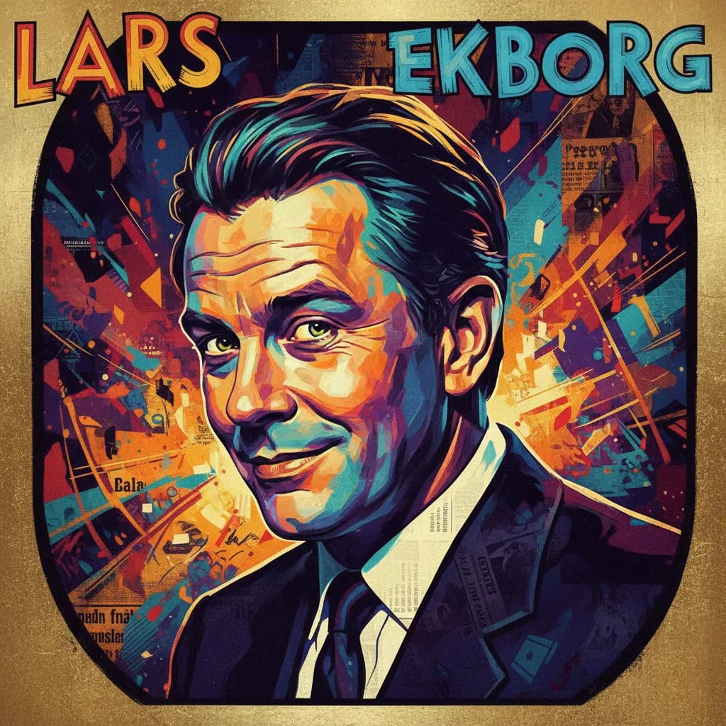 Artistic portrait of Lars Ekborg