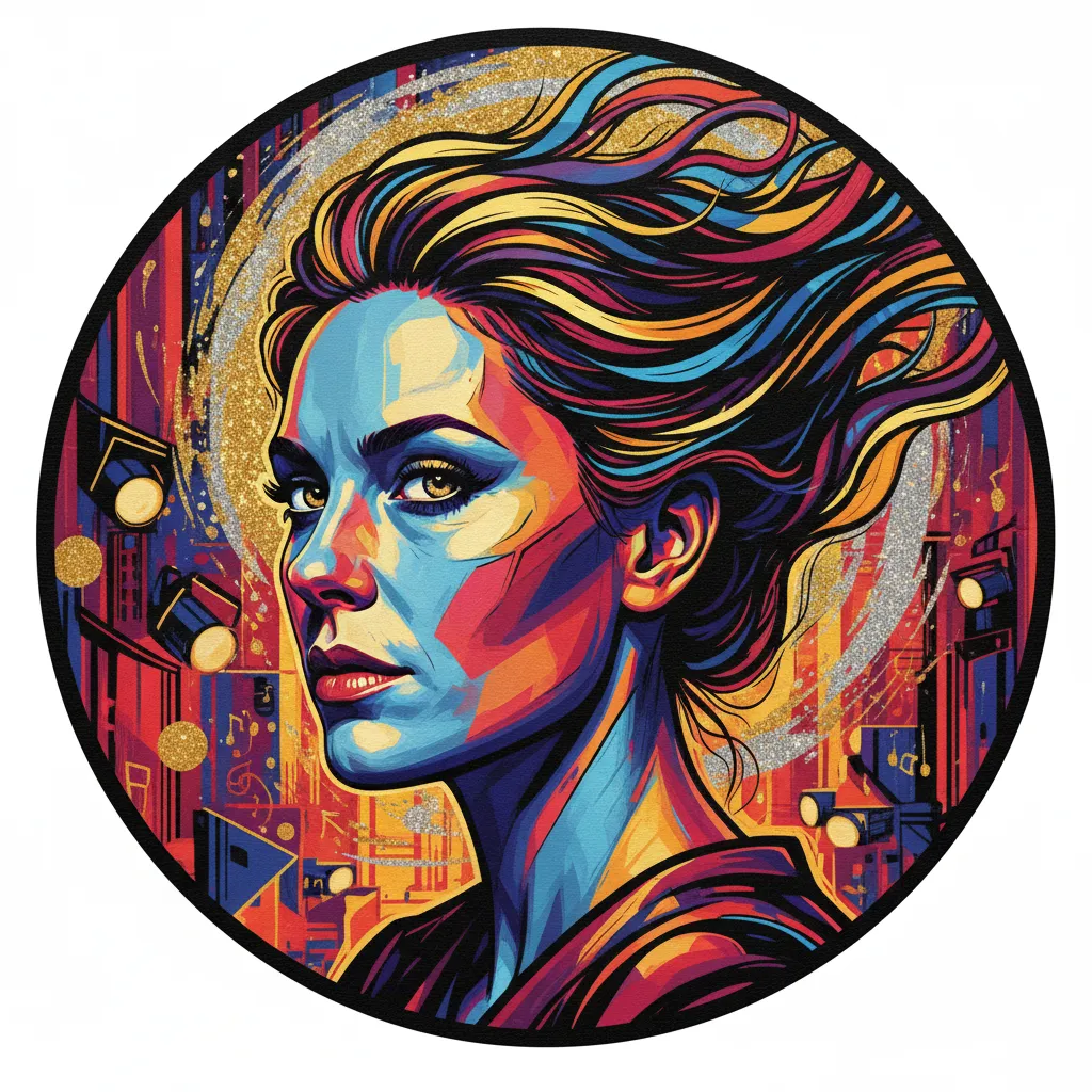Artistic portrait of Marie Blokhus