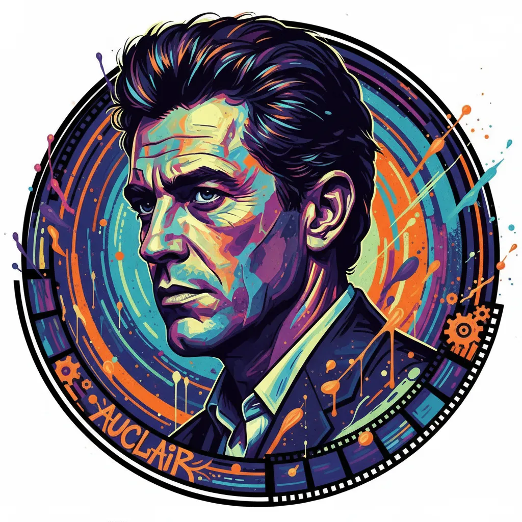 Artistic portrait of Michel Auclair