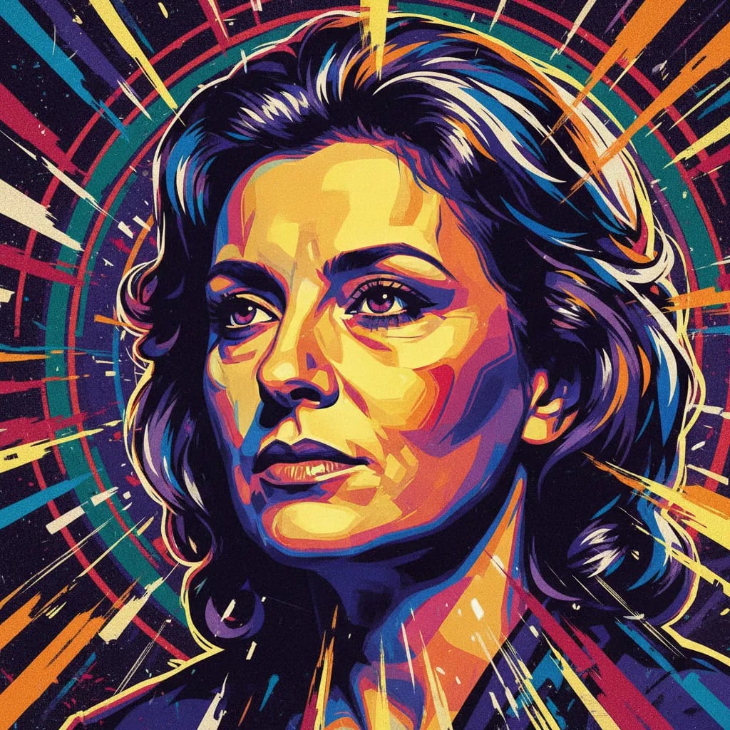 Artistic portrait of Halina Gryglaszewska