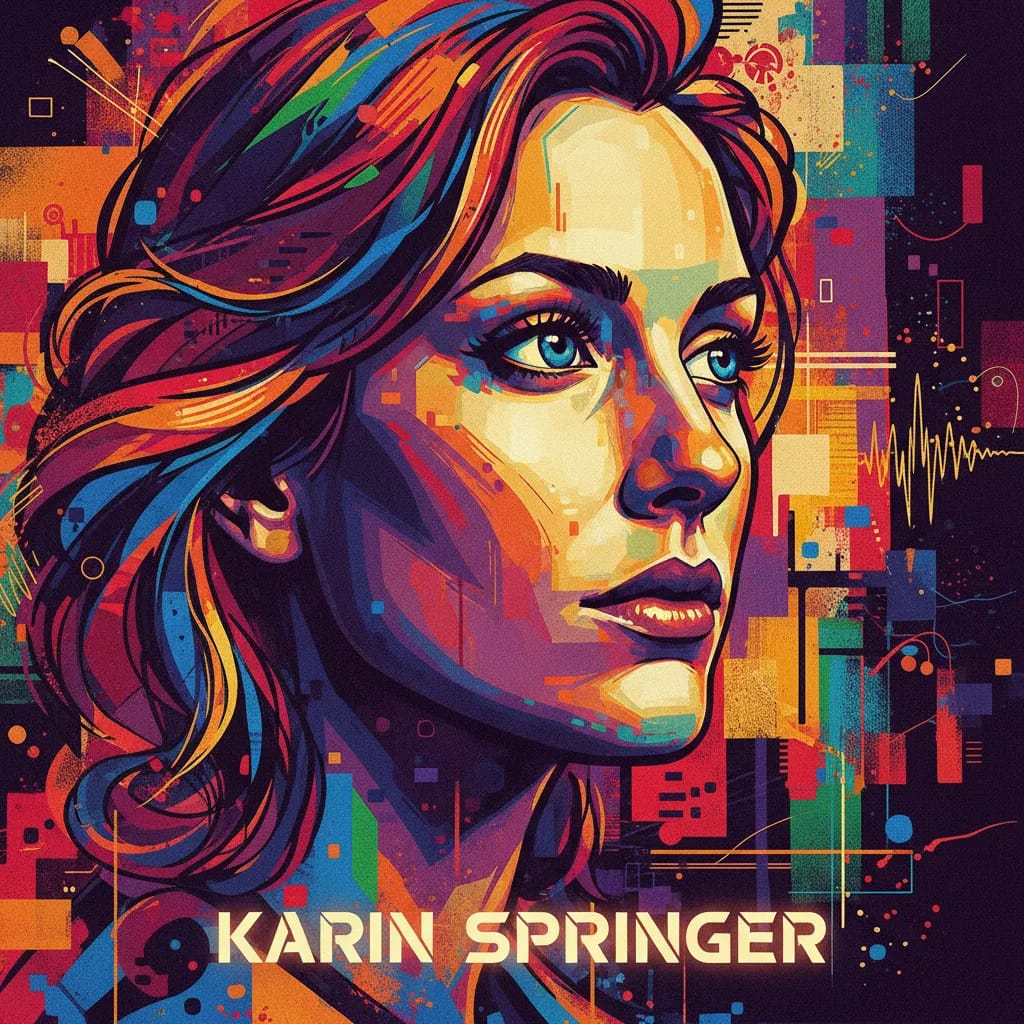 Artistic portrait of Karin Springer