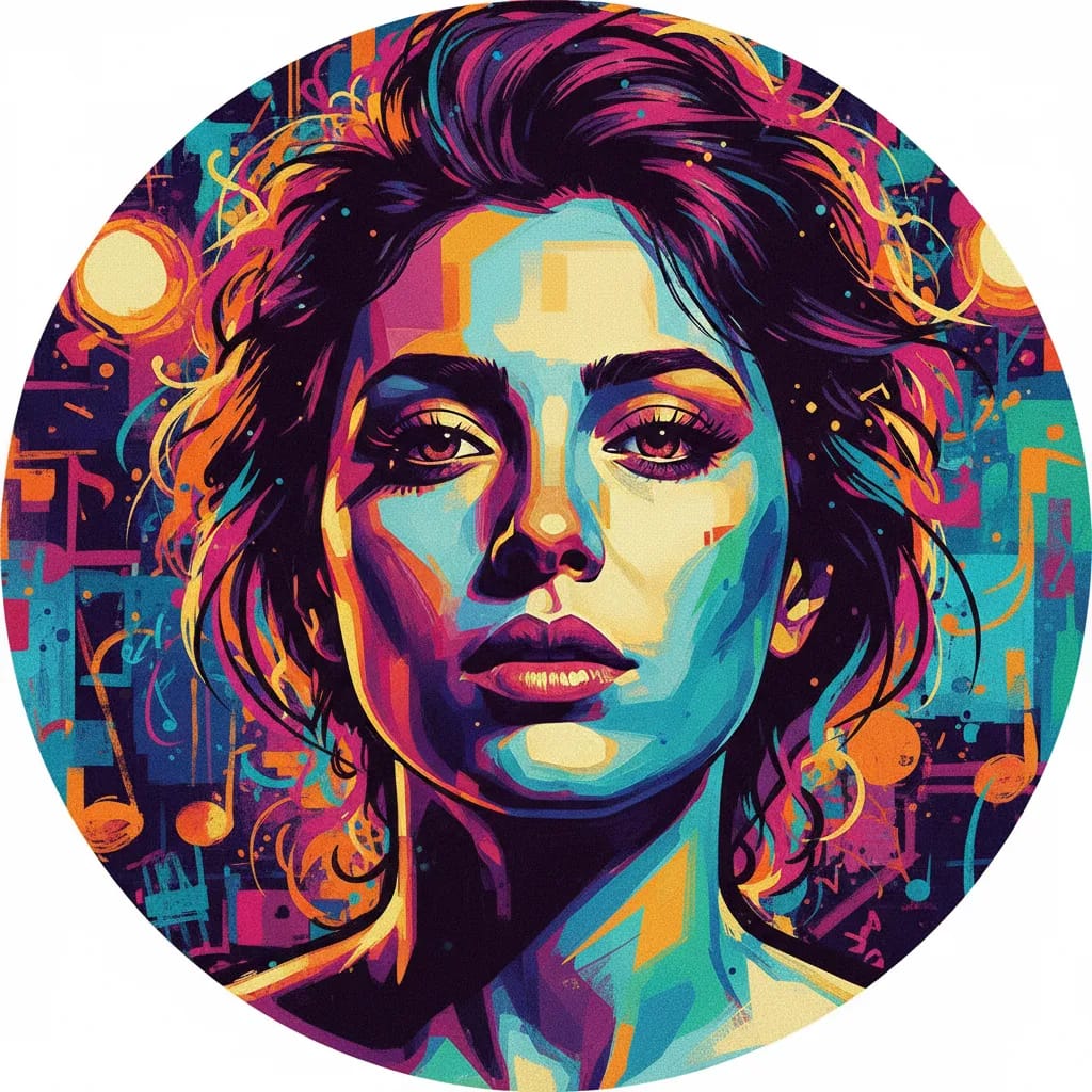 Artistic portrait of Manal Issa