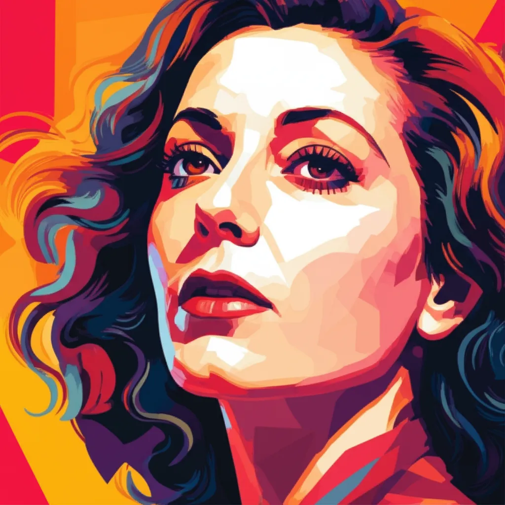 Artistic portrait of Alida Valli