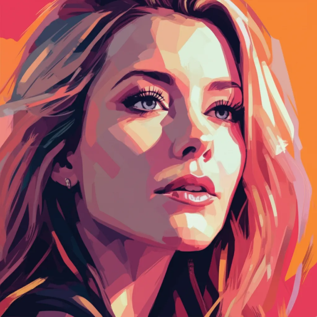 Artistic portrait of Christina Applegate