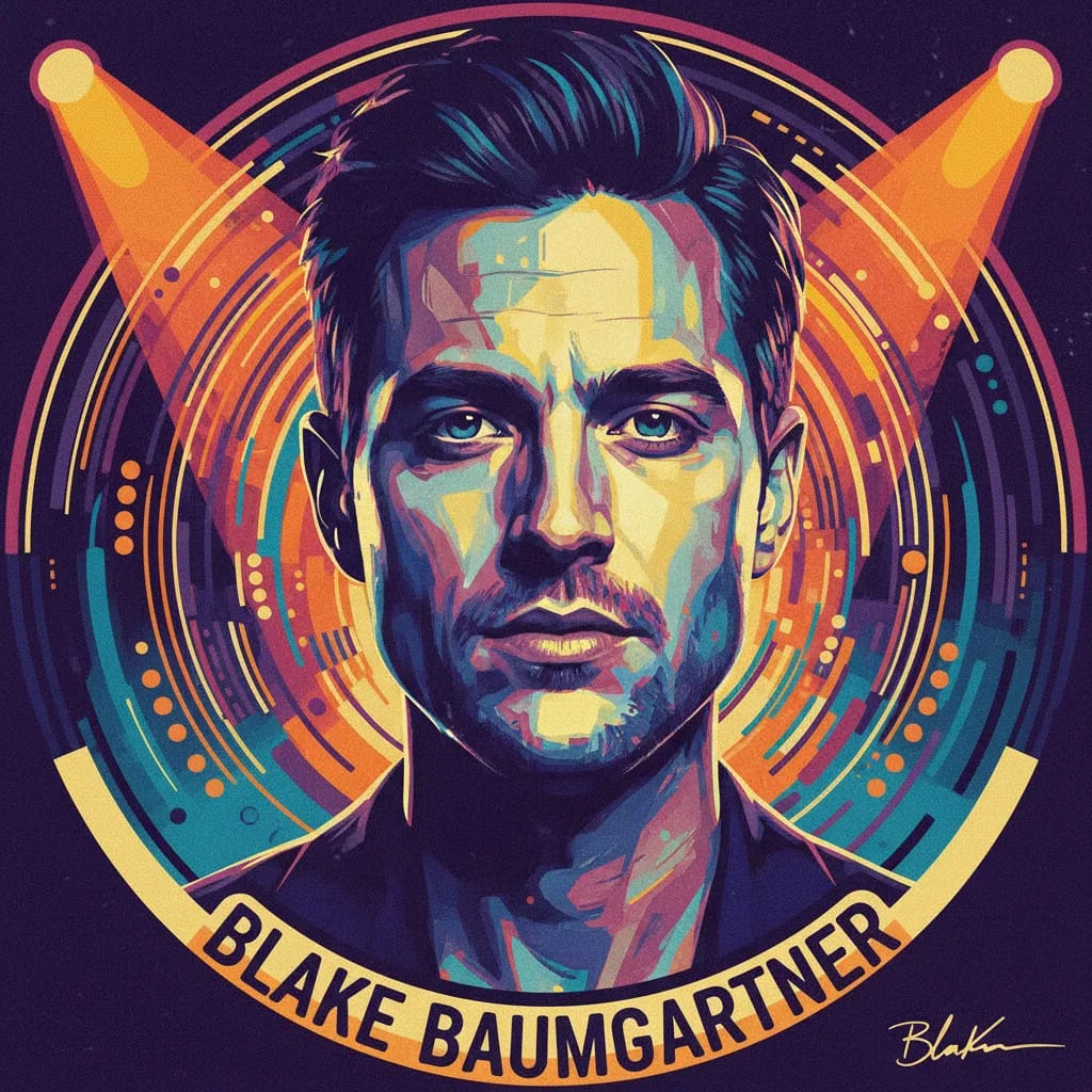 Artistic portrait of Blake Baumgartner