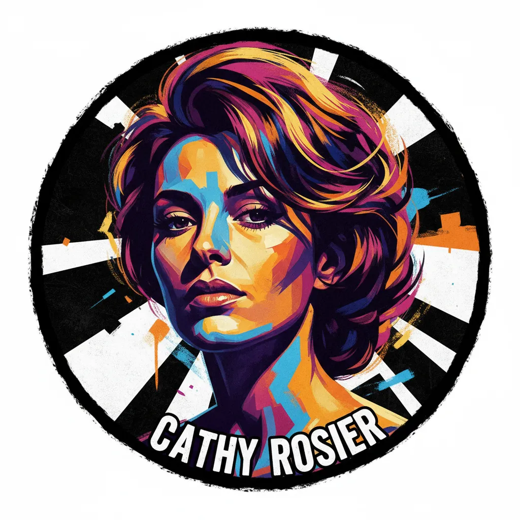 Artistic portrait of Cathy Rosier