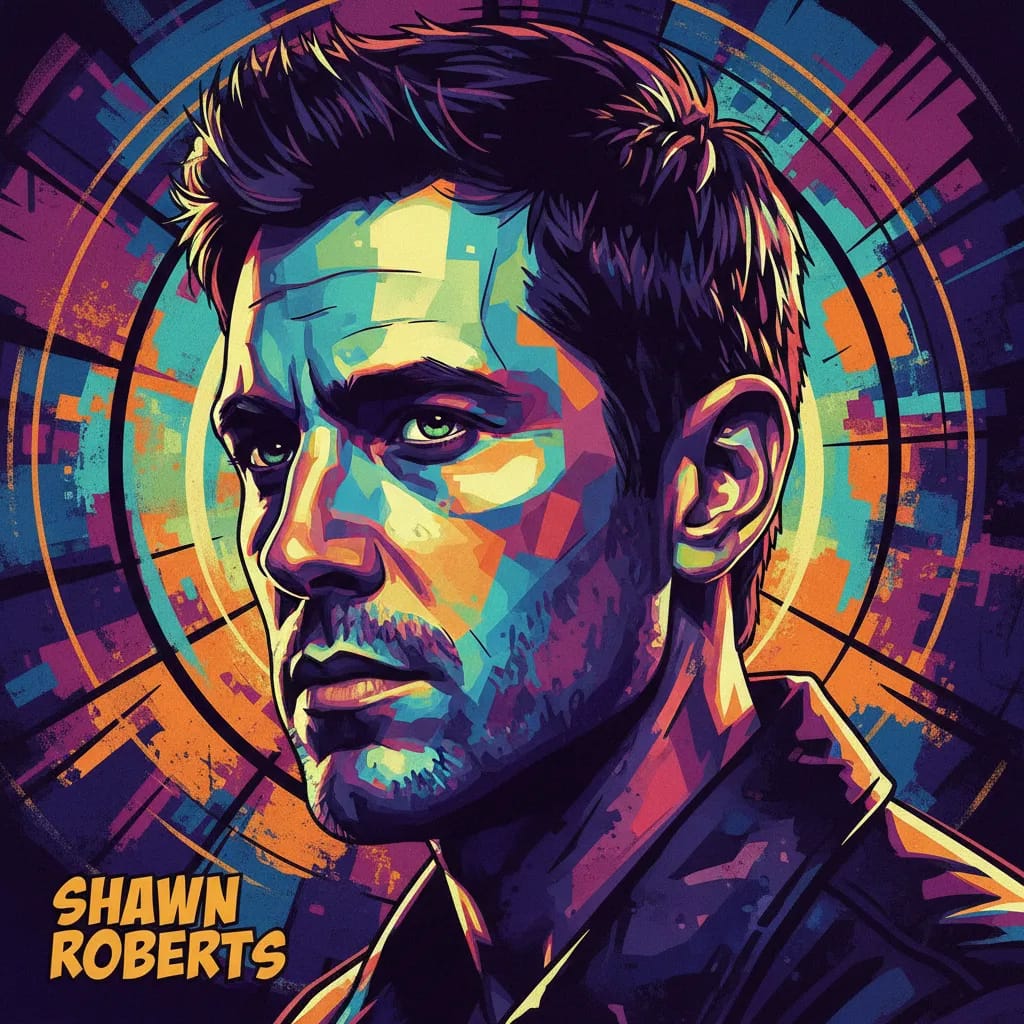 Artistic portrait of Shawn Roberts