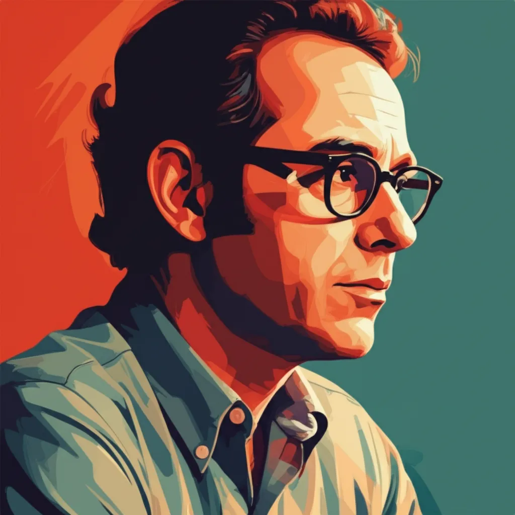 Artistic portrait of Harold Ramis
