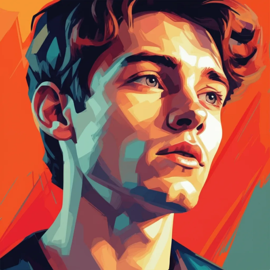 Artistic portrait of Andrew Jacobs