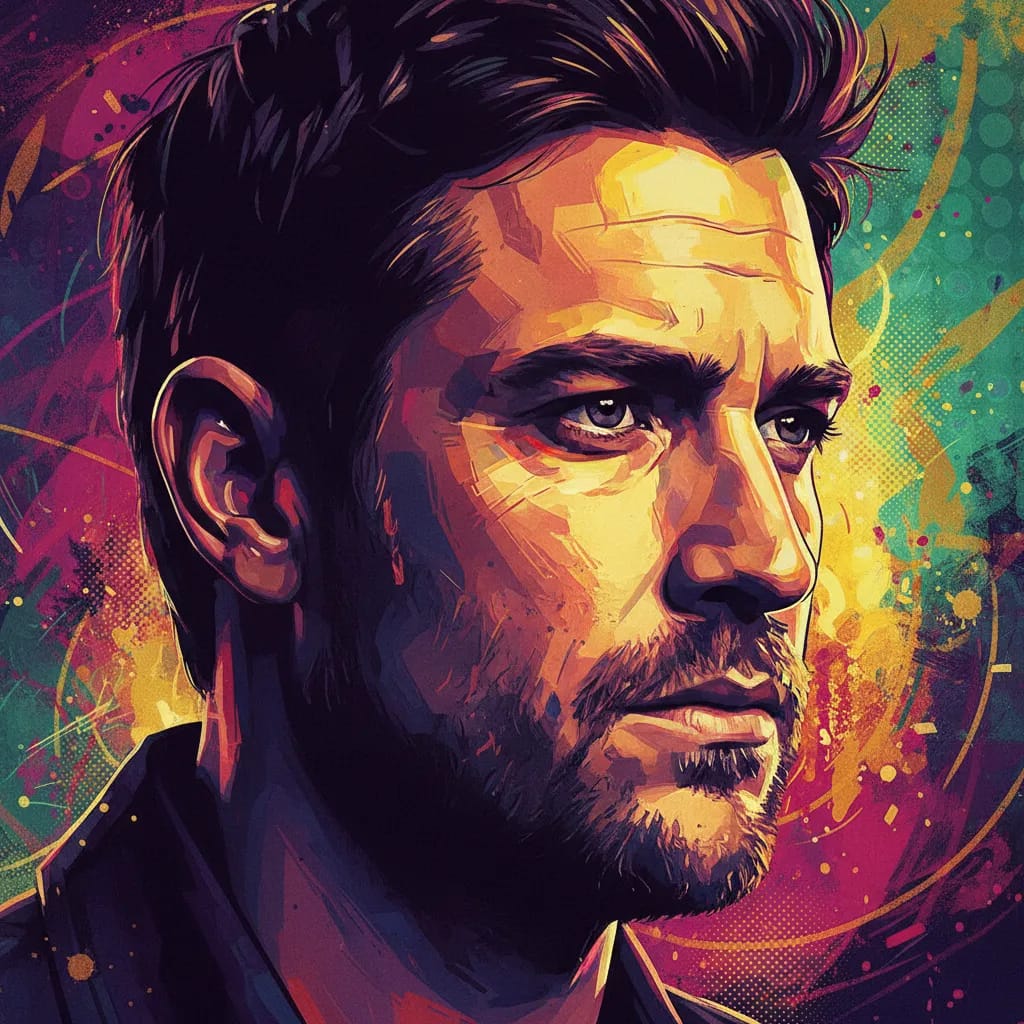 Artistic portrait of Sullivan Stapleton