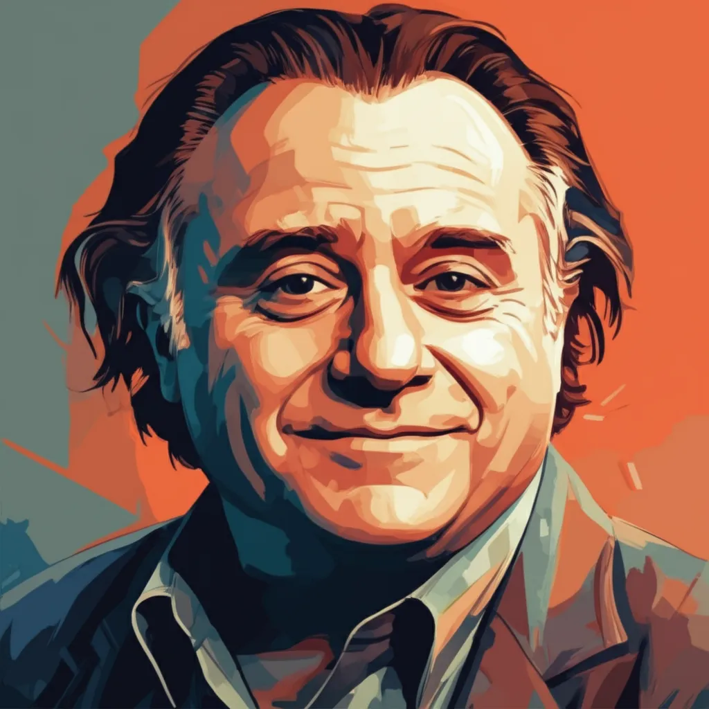 Artistic portrait of Danny DeVito