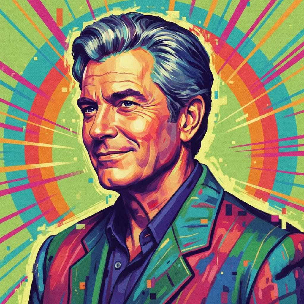 Artistic portrait of John Schuck
