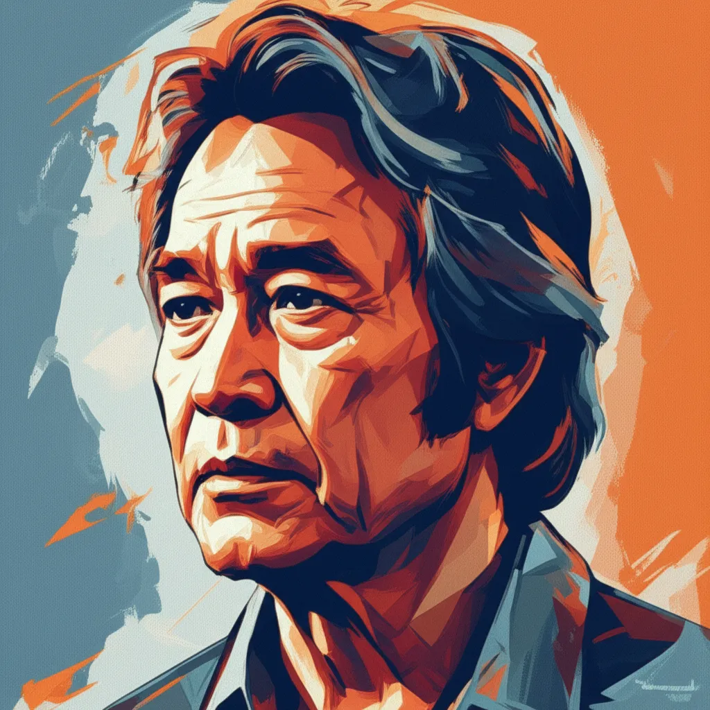 Artistic portrait of David Carradine