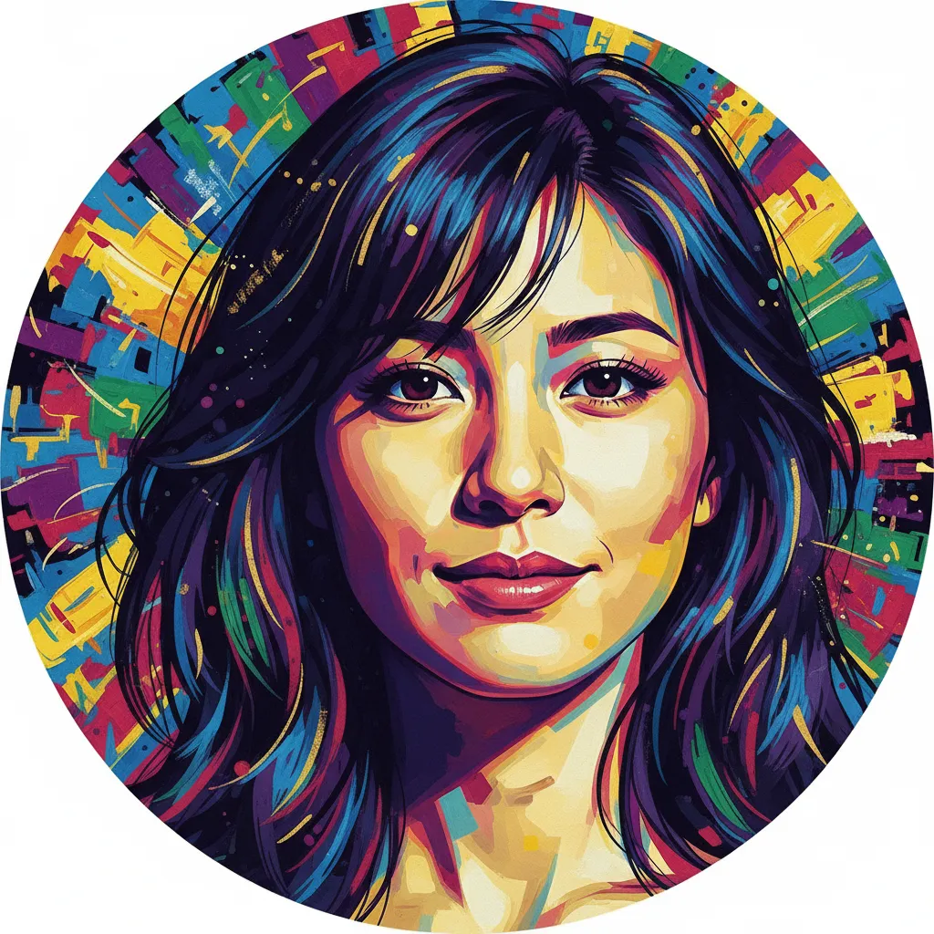 Artistic portrait of Satomi Ishihara