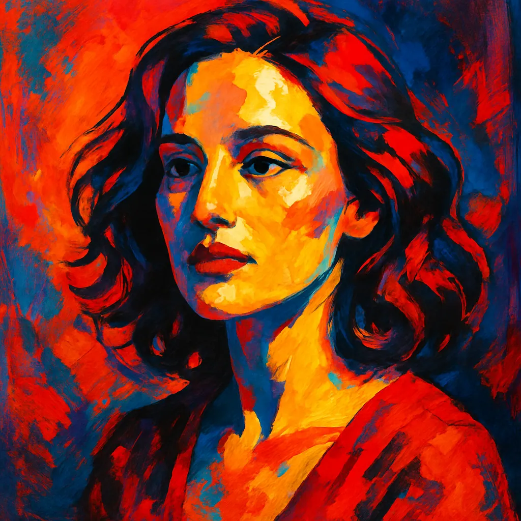 Artistic portrait of Marie Gillain