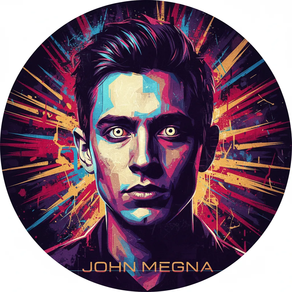 Artistic portrait of John Megna