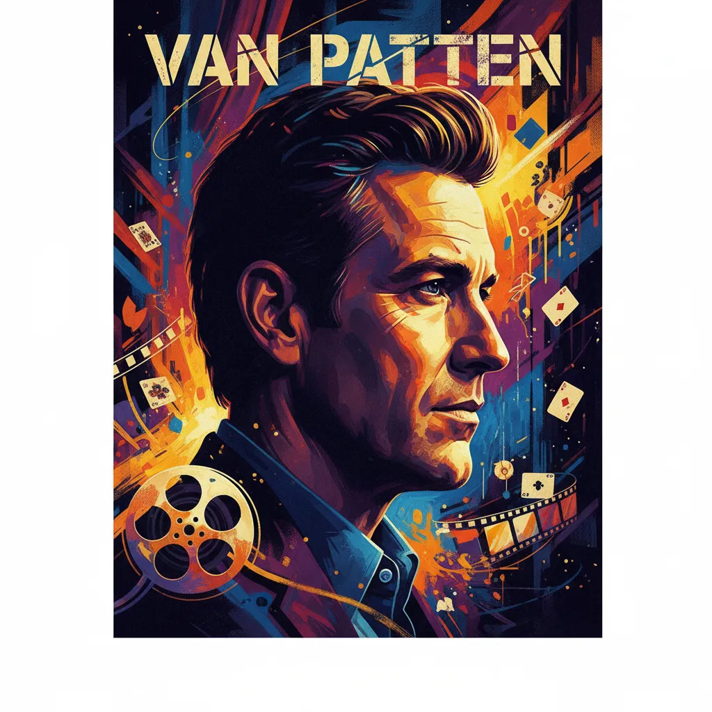 Artistic portrait of Vincent Van Patten