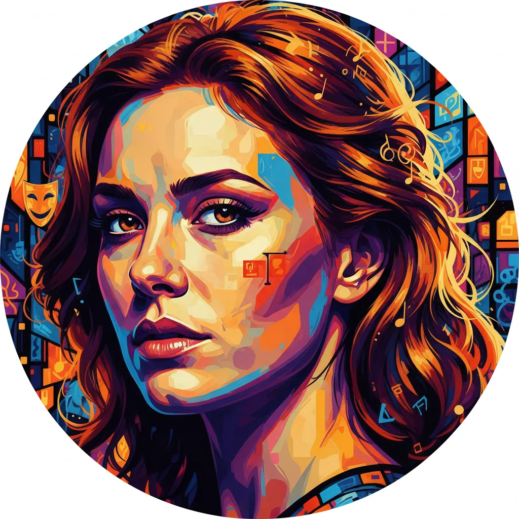 Artistic portrait of Emma Greenwell
