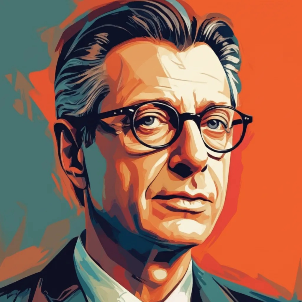 Artistic portrait of Jeff Goldblum
