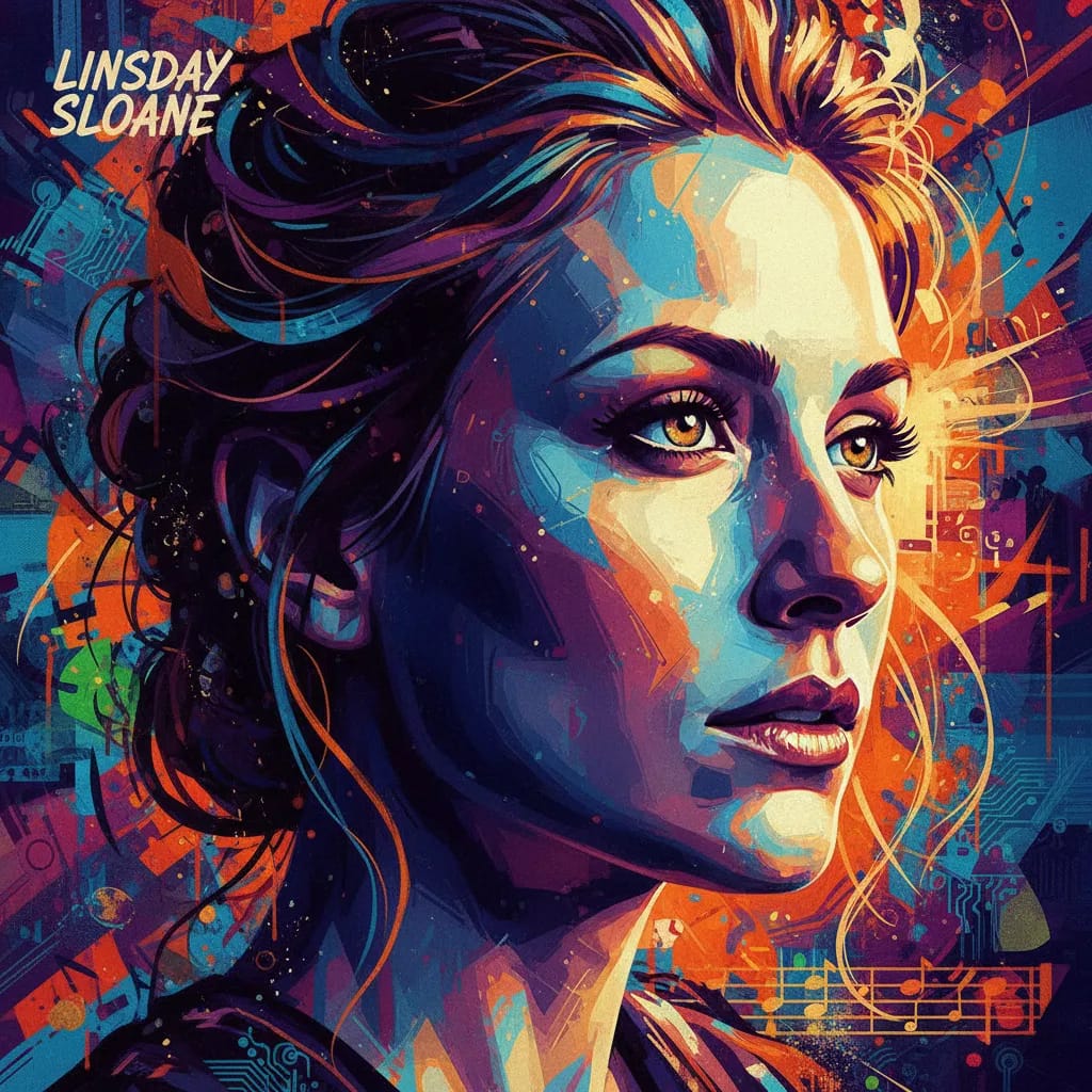 Artistic portrait of Lindsay Sloane
