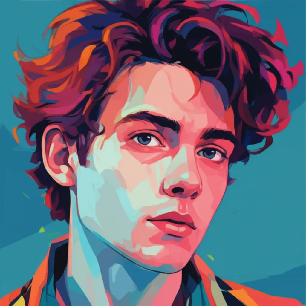 Artistic portrait of Devon Graye