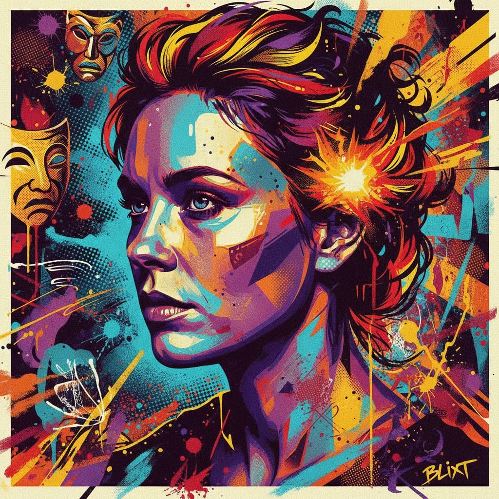 Artistic portrait of Molly Blixt Egelind