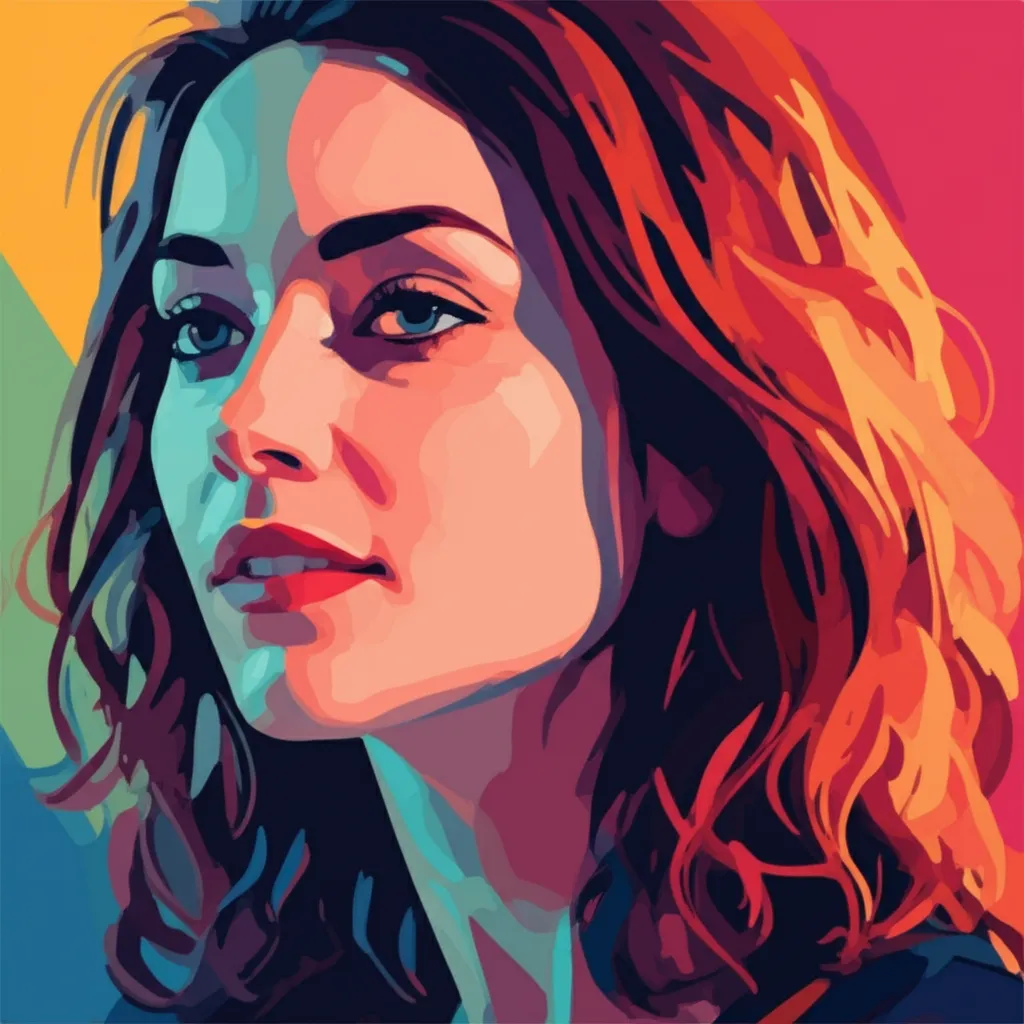 Artistic portrait of Laura Dean