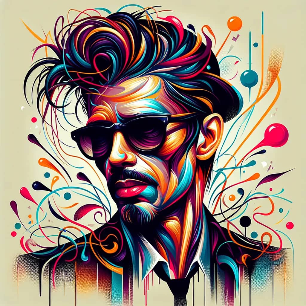 Portrait of Elton John