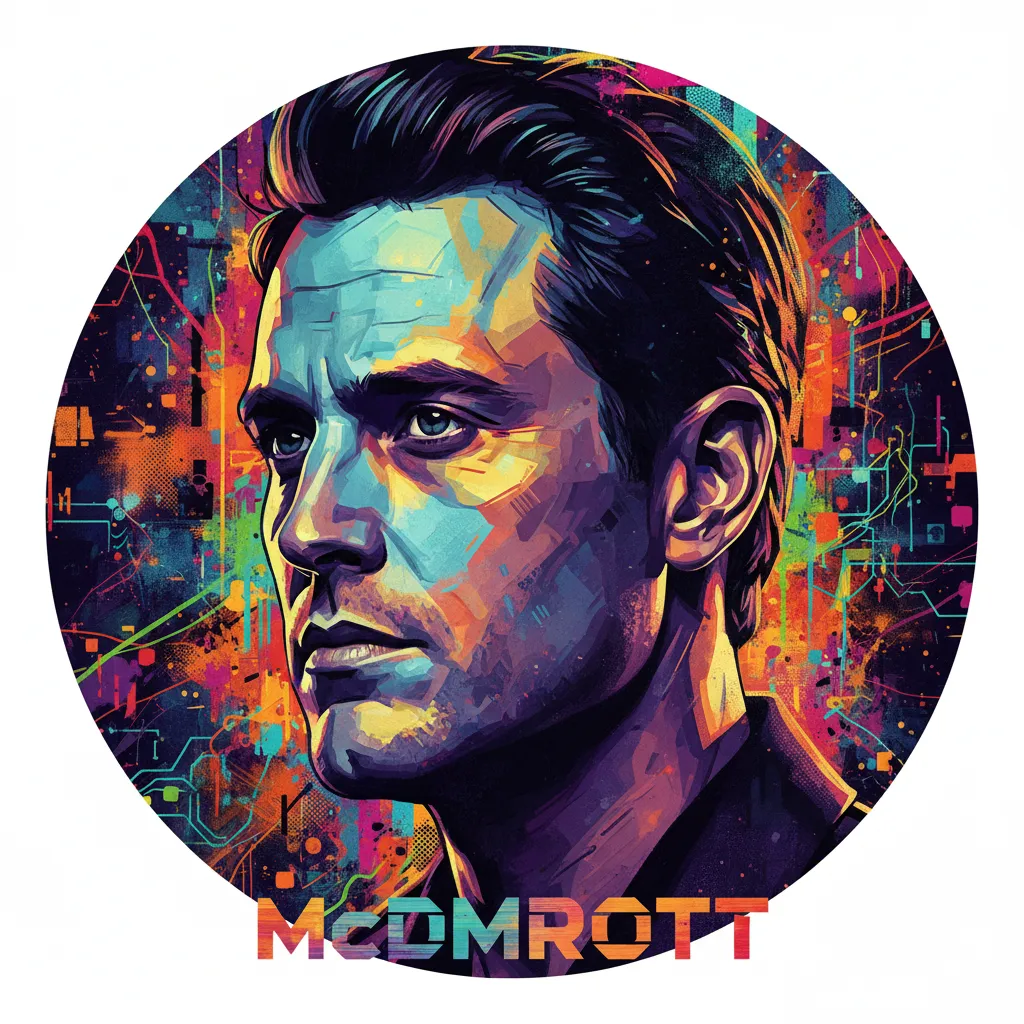 Artistic portrait of Dylan McDermott