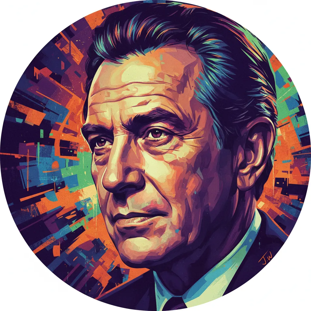 Artistic portrait of James Whitmore