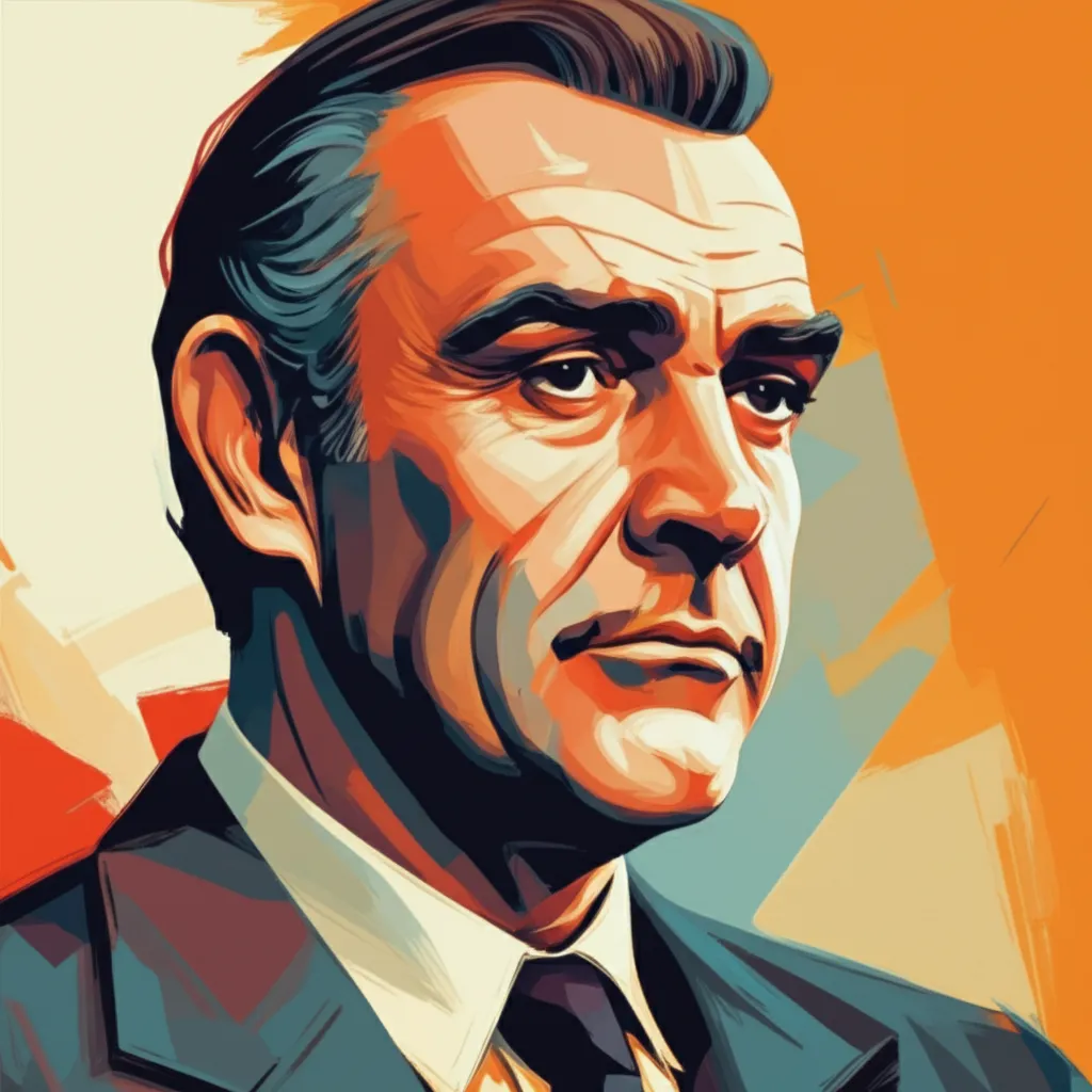 Portrait of Sean Connery