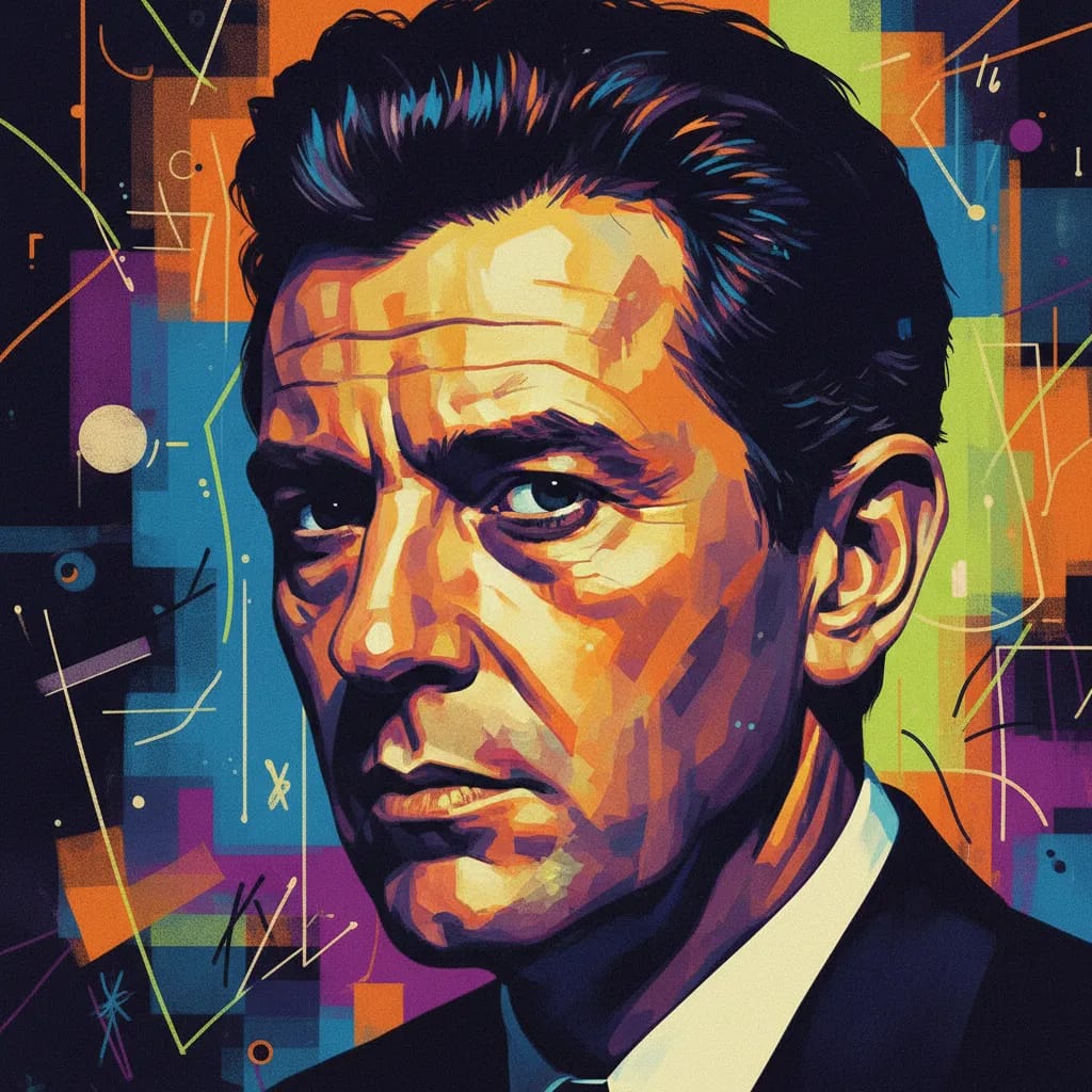 Artistic portrait of Andrew Keir