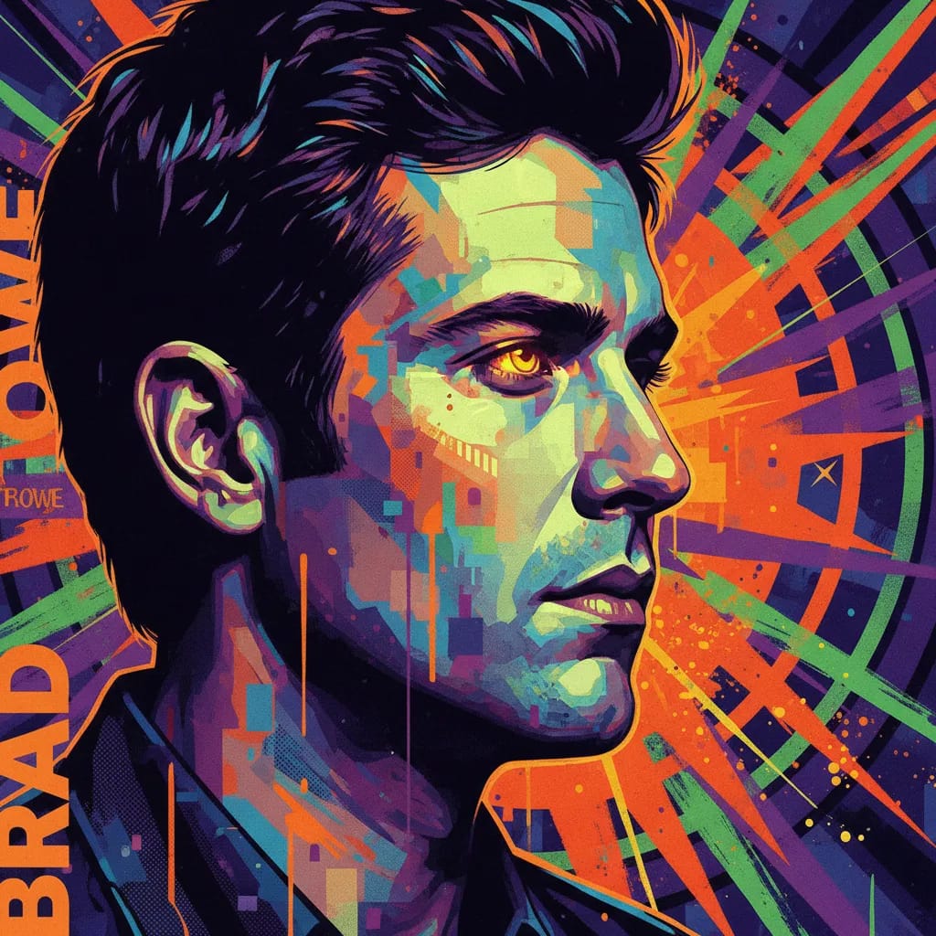 Artistic portrait of Brad Rowe