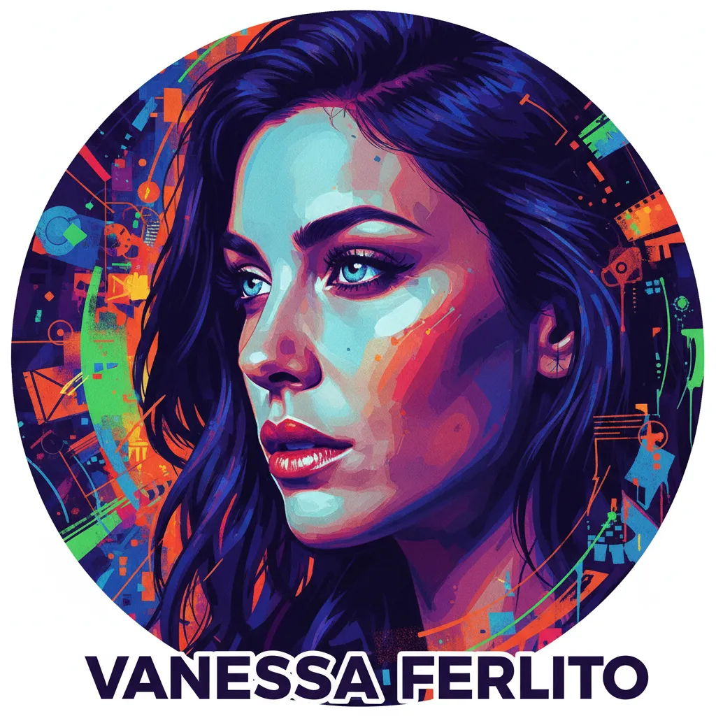 Artistic portrait of Vanessa Ferlito