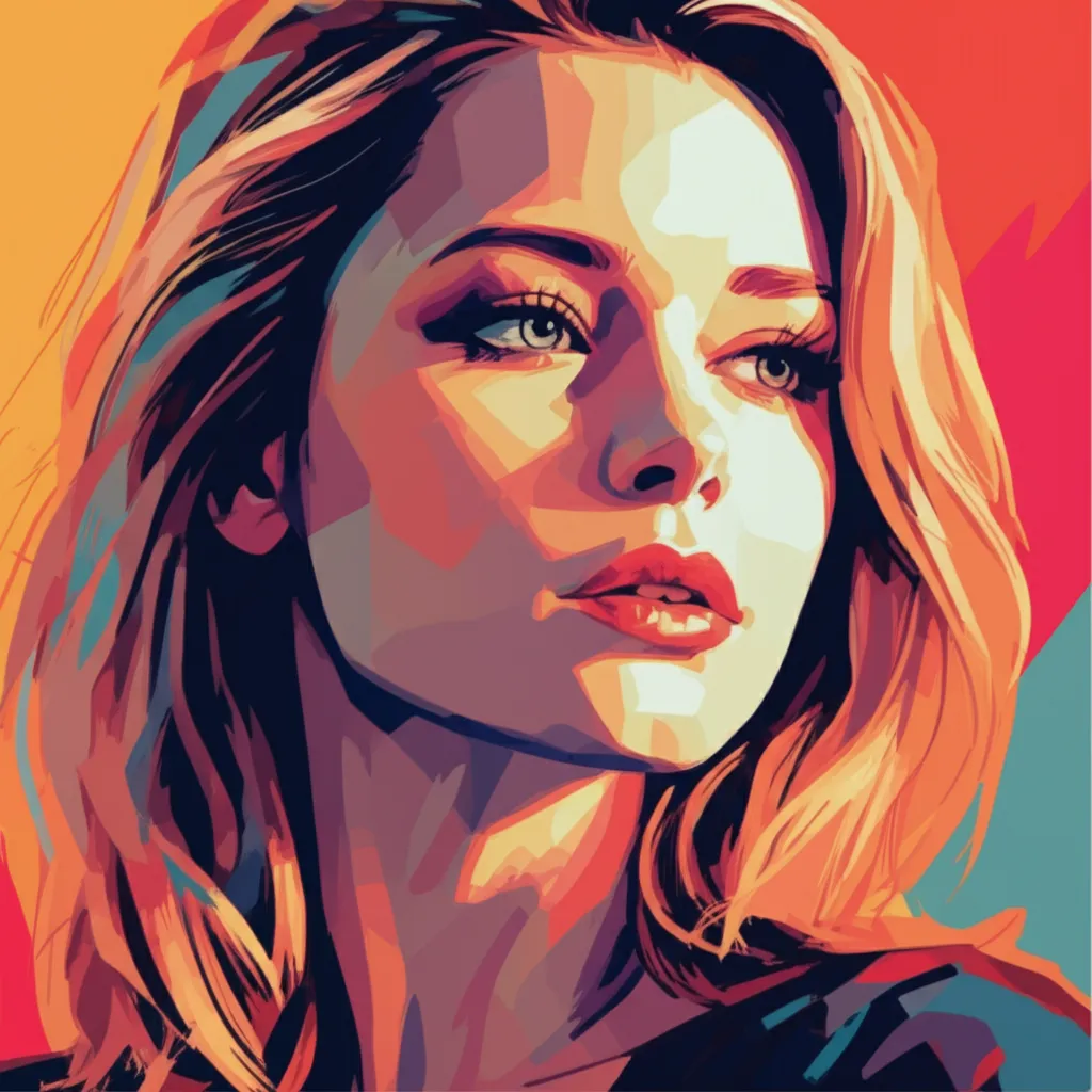 Artistic portrait of Melissa Benoist
